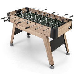 Table de Baby-Foot de 138 cm Table de Jeu de Football d'Arcade 2 Ballons 26 Joueurs 2 Marqueurs de Score Pieds Réglables -