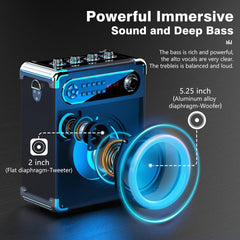 JYX Machine de Karaoké, avec 3 Microphones sans Fil et lumières DJ, Bluetooth Speaker pour Les réunions de Famille/Le Camping en Plein air/la fête sur la Plage