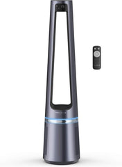 Rowenta Eclipse 2-en-1 Ventilateur purificateur, Ventile et filtre l’air, Particules fines, 32 dB (A), Puissant, Oscillation, 12 vitesses, Minuteur, Départ différé QU5030F0