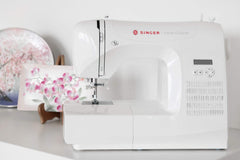 Haute Couture F527C Machine à coudre électronique Professionnelle,80 points,utilitaires,élastiques,décoratifs,Facile pour Débutants Electrique Portable,Maison