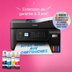 Imprimante multifonction A4 Wi-Fi EcoTank ET-4800 équipée de réservoirs d’encre, avec jusqu’à 3 ans d’encre inclus