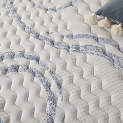 NATURALEX - Matelas PerfectSleep 140x190 cm - 30 cm - Soutien Mousse à mémoire de Forme - Accueil Blue Latex - Confort Ferme - Respirant - 7 Zones - Réversible - Haute Densité - Fabriqué en Europe
