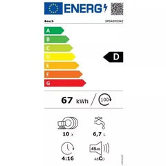 Lave vaisselle 45 cm SPS4EMI34E Série 4 Serenity Efficient Dry
