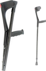 KMINA - Béquilles Pliantes Carbone (x2 Unités), Canne Anglaise, Médicales Adultes, Fibre, Légères - Made in Europe - KMINA PRO