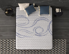NATURALEX - Matelas PerfectSleep 160x200 cm - 30 cm - Soutien Mousse à mémoire de Forme - Accueil Blue Latex - Confort Ferme - Respirant - 7 Zones - Réversible - Haute Densité - Fabriqué en Europe