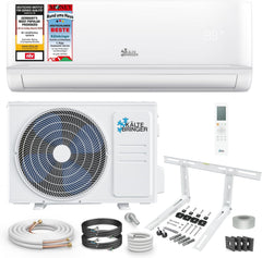 Kältebringer Climatiseur Split - 12000 BTU - 3 5 kW - Avec fonction chauffage WiFi et App - très silencieux & économe en énergie avec support mural - Marque de qualité Allemande