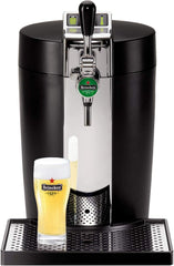 KRUPS BEERTENDER Machine à bière pression, Compatible avec les fûts de 5 L, Tireuse à bière, Pompe à bière, Indicateur température, Indicateur volume restant VB700800