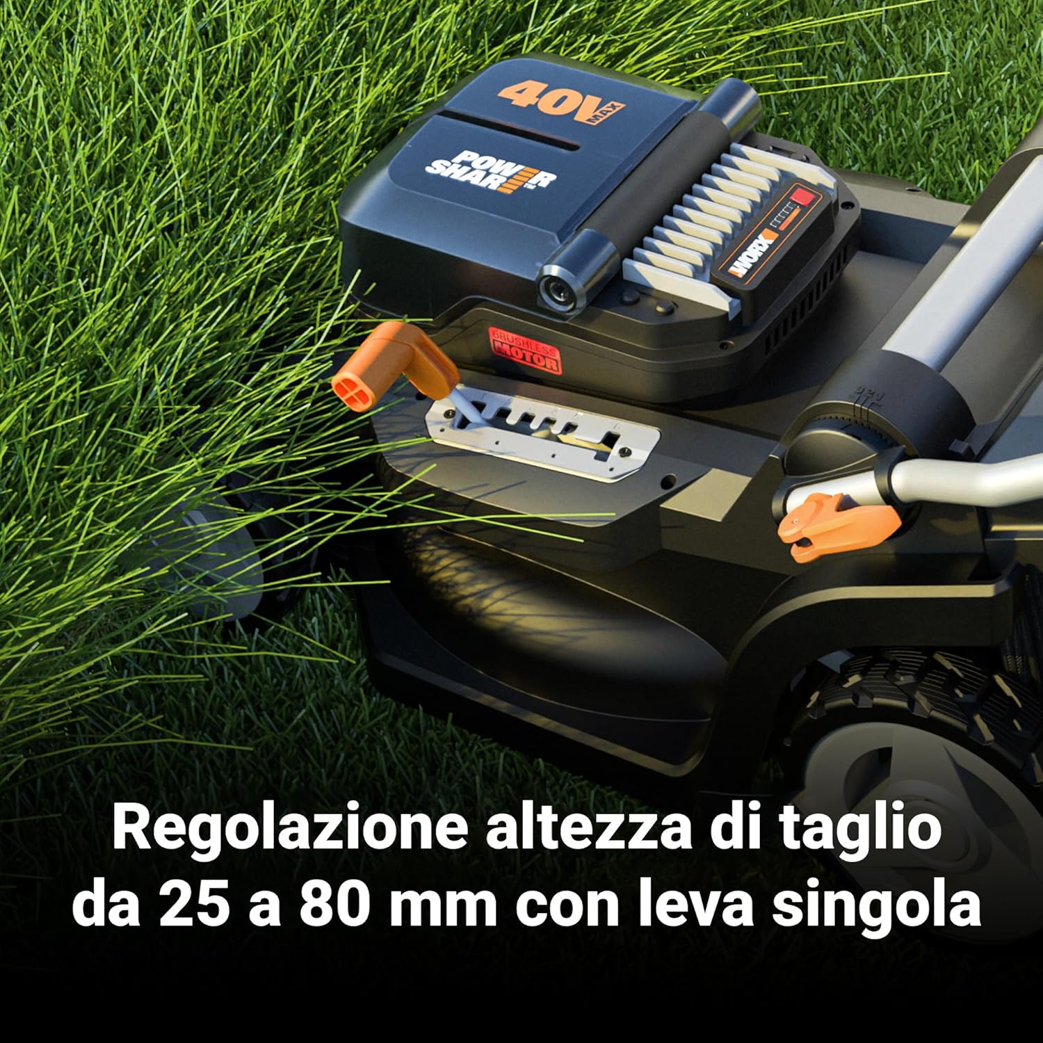 Pack Pro+ Tondeuse à Gazon 40V 460m² + Coupe-Bordures 20V + 2 Batteries 4Ah et 1 Batterie 2Ah + Chargeur Double et Chargeur Simple (Idéal pour l'Entretien du Jardin)