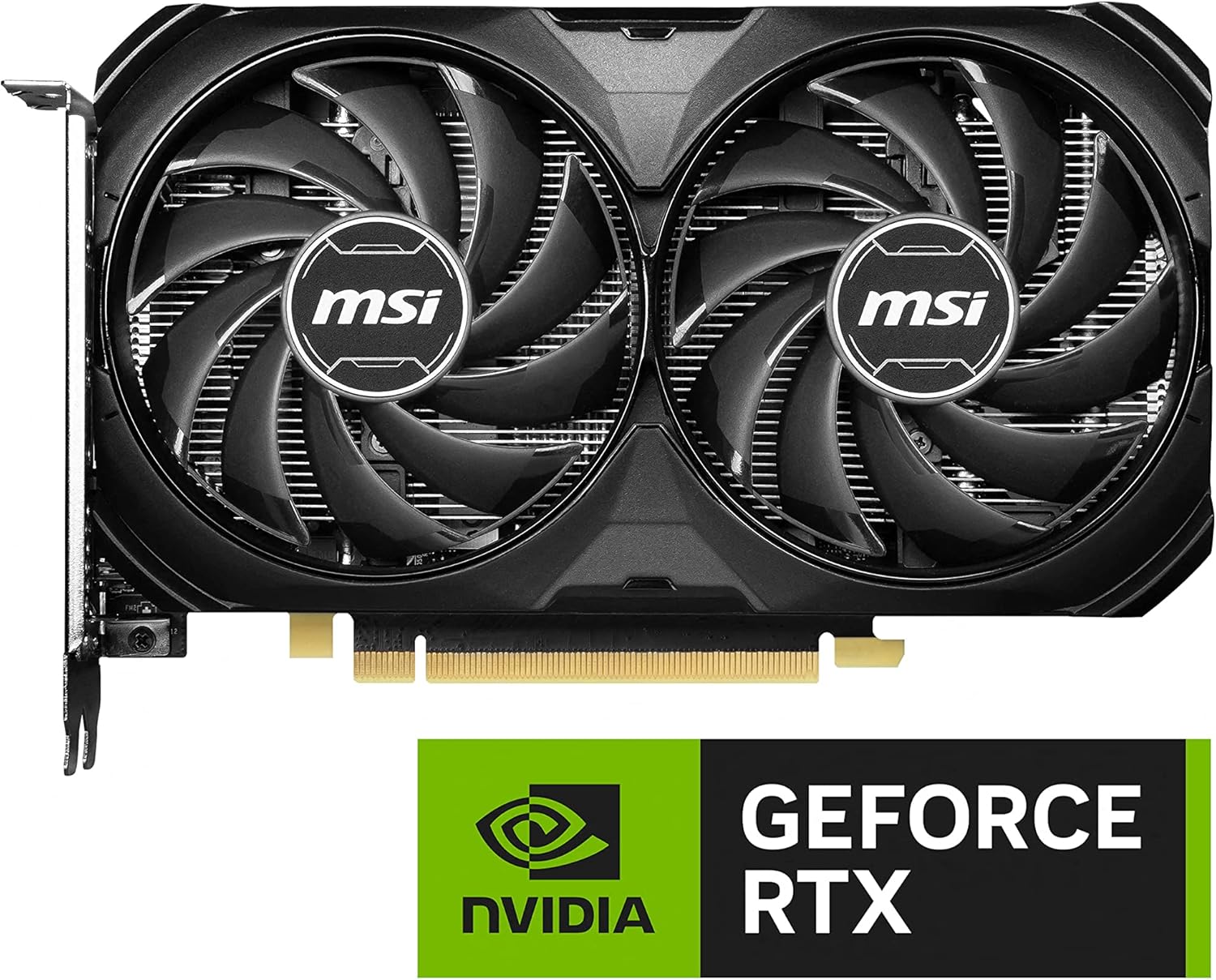 MSI Gaming GeForce RTX 4060 Ti 8 Go GDRR6 128 Bits HDMI/DP Nvlink TORX Fan 4.0 Ada Lovelace Architecture Carte Graphique (RTX 4060 Ti Ventus 2X Noir 8 Go OC)