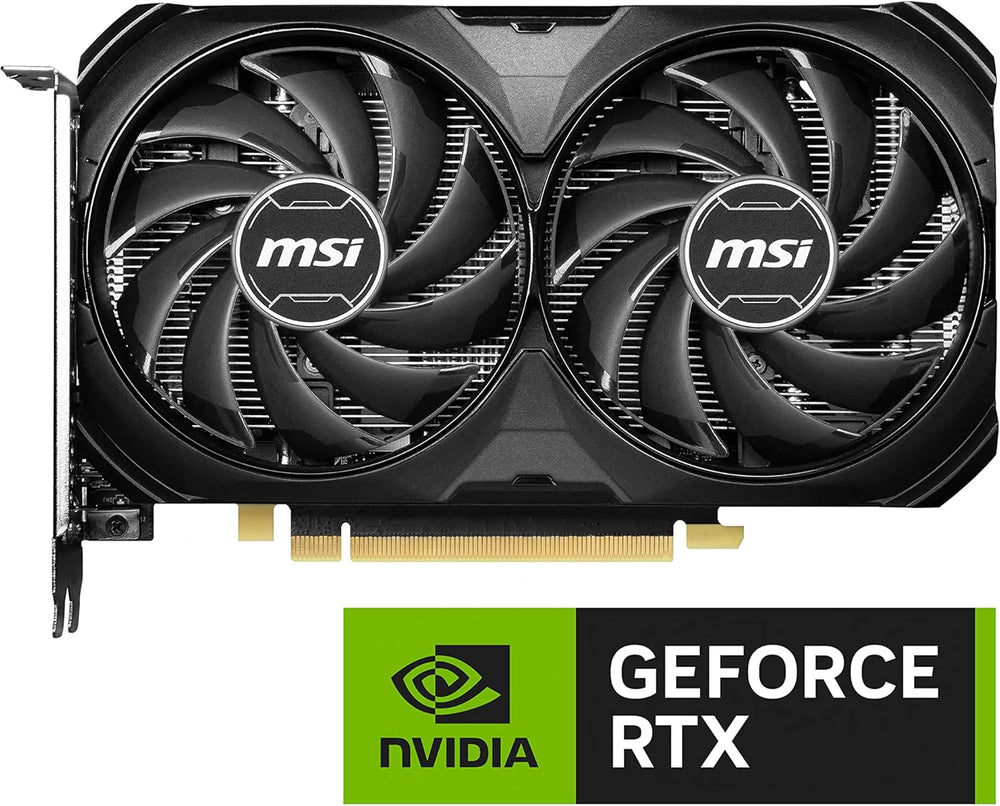 MSI Gaming GeForce RTX 4060 Ti 8 Go GDRR6 128 Bits HDMI/DP Nvlink TORX Fan 4.0 Ada Lovelace Architecture Carte Graphique (RTX 4060 Ti Ventus 2X Noir 8 Go OC)