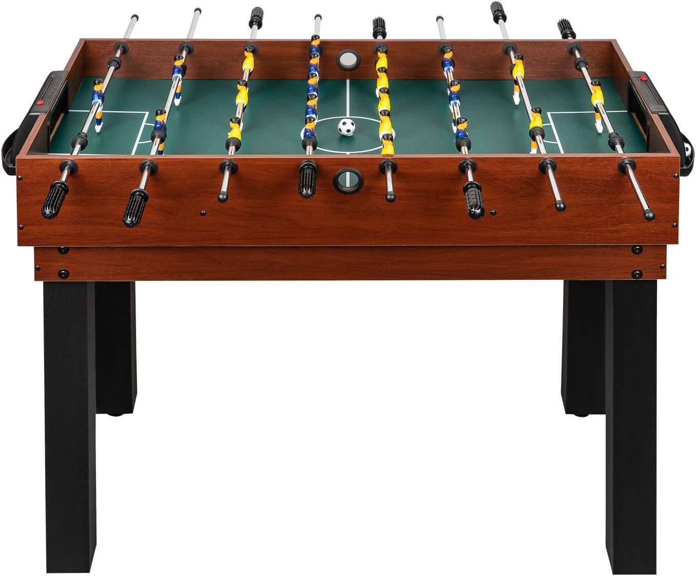 shelfmade Table de Jeux Multifonction, Baby Foot Enfant, Mini Baby Foot Bois, Billard Convertible, Mini Table de Ping Pong - Table multijeux Adulte - 10 Jeux en 1