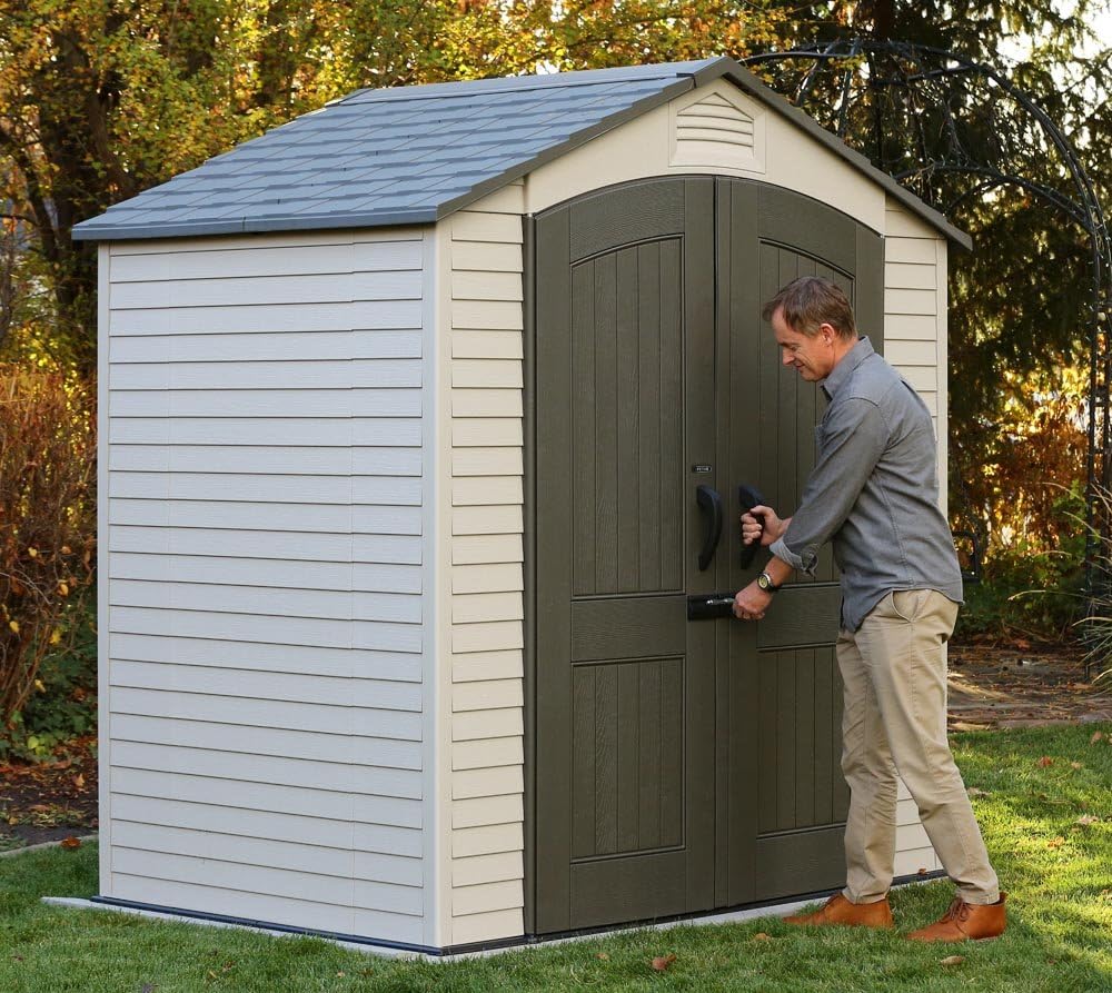 Abri de Jardin Tan 132,7 x 204,4 x 227,9 cm