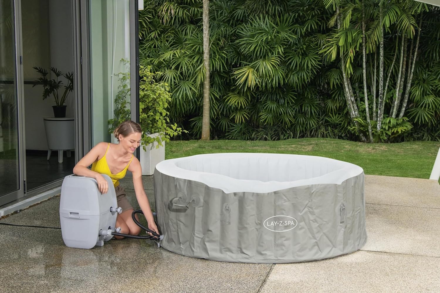 Spa gonflable rond Lay-Z-Spa® Miami Airjet2 - 4 personnes