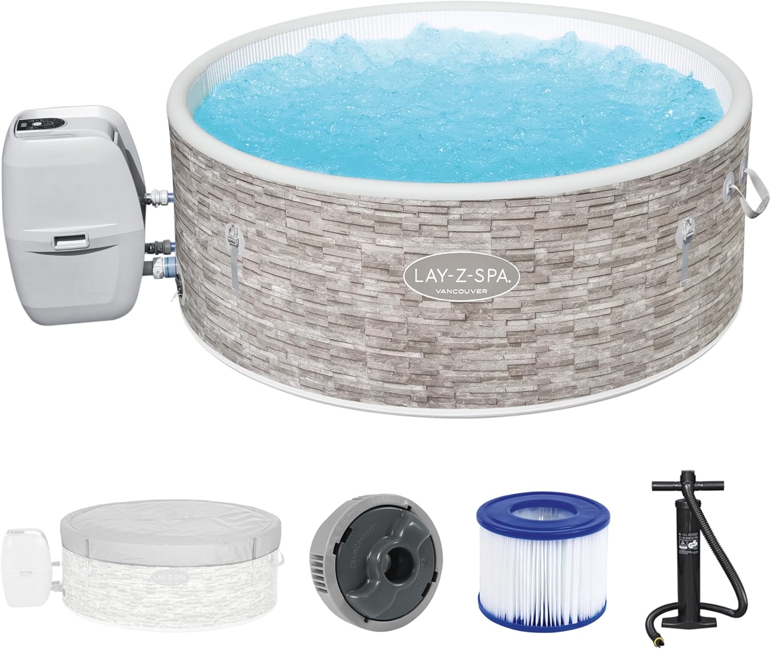 Spa gonflable rond Lay-Z-Spa® Miami Airjet2 - 4 personnes