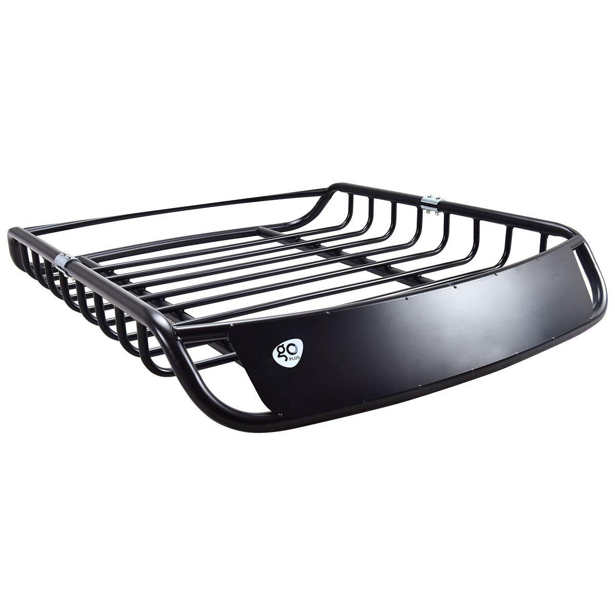 Porte-bagages en Métal Barre de Support pour Véhicule Haute Résistance en Acier Antirouille 120x98x16,5cm,Noir -