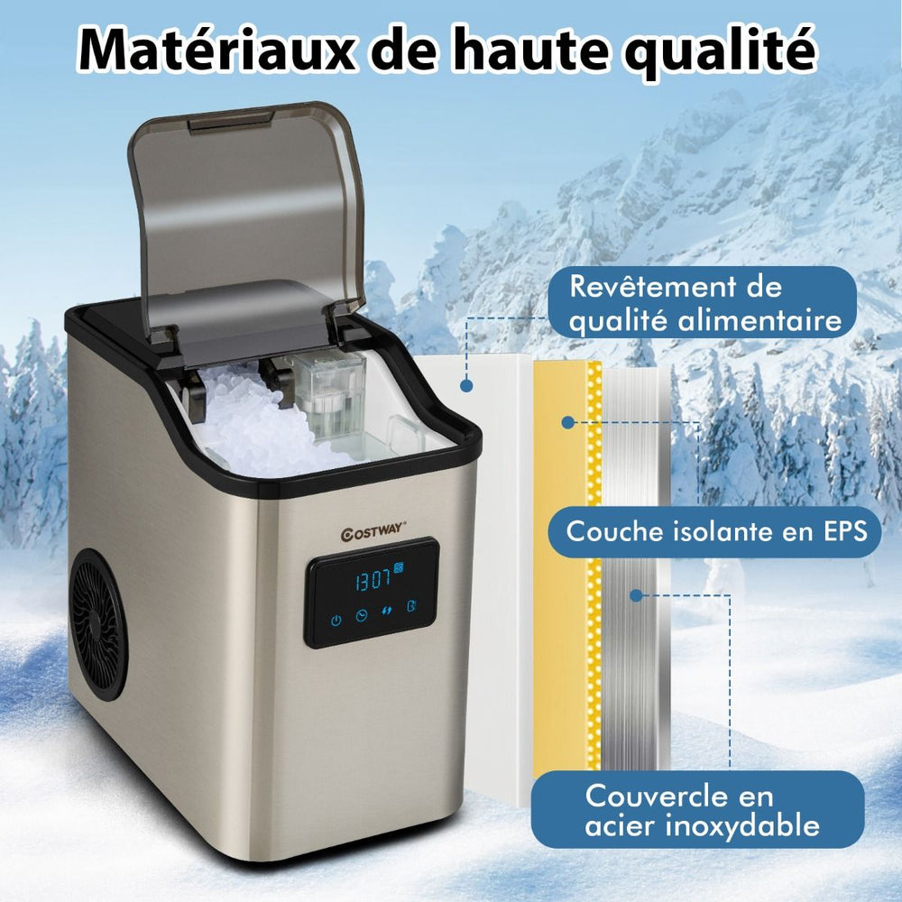 Machine  Glaons 24kg en 24h Panneau de Contr么le Tactile LED -