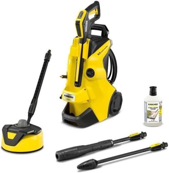 Kärcher Nettoyeur Haute Pression K 4 Power Control Flex Home,Pression : max. 130 bar,Débit : 420 l/h,Surface : 30 m²/h,Poids : 11,5 kg,Pistolet Haute Pression,Rotabuse,Lance,Home Kit