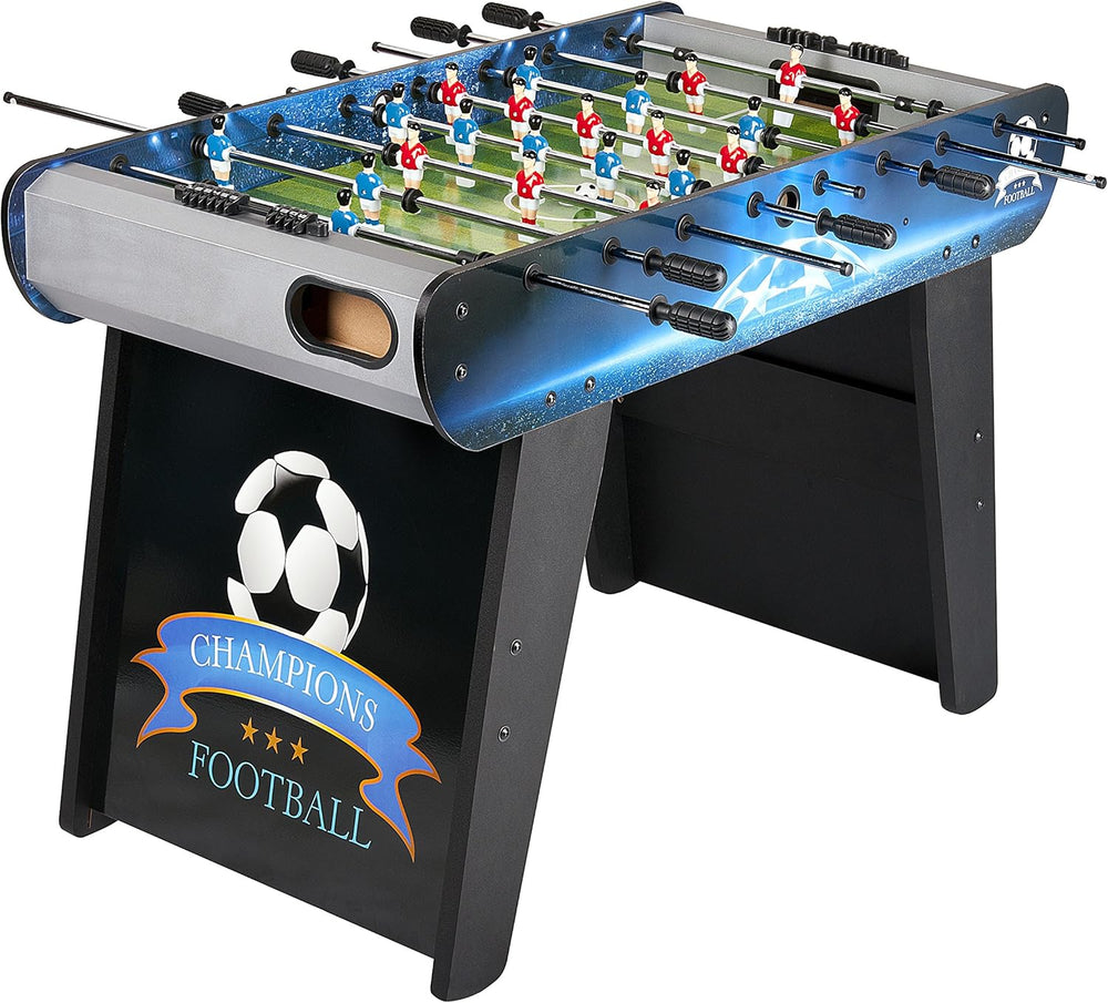 Leomark Champions Table de babyfoot Table en Bois Jeu de Football, Table de Baby-Foot, Baby Foot