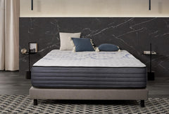 NATURALEX - Matelas PerfectSleep 160x200 cm - 30 cm - Soutien Mousse à mémoire de Forme - Accueil Blue Latex - Confort Ferme - Respirant - 7 Zones - Réversible - Haute Densité - Fabriqué en Europe