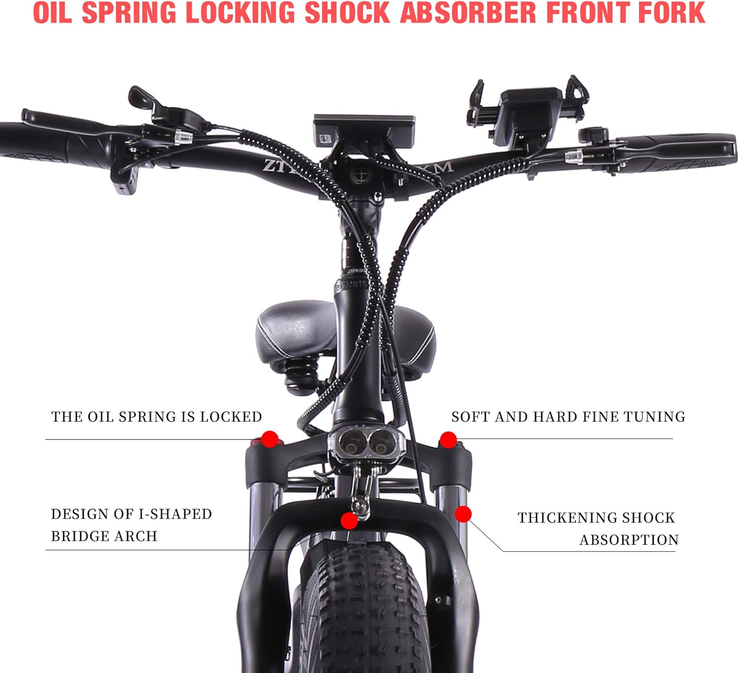 ride66 Vélo électrique VTT pour Homme Adulte,26 Pouces 21Ah Batterie au Lithium Shimano 7 Vitesses,Vélo Homme Fat Bike Noir XL -