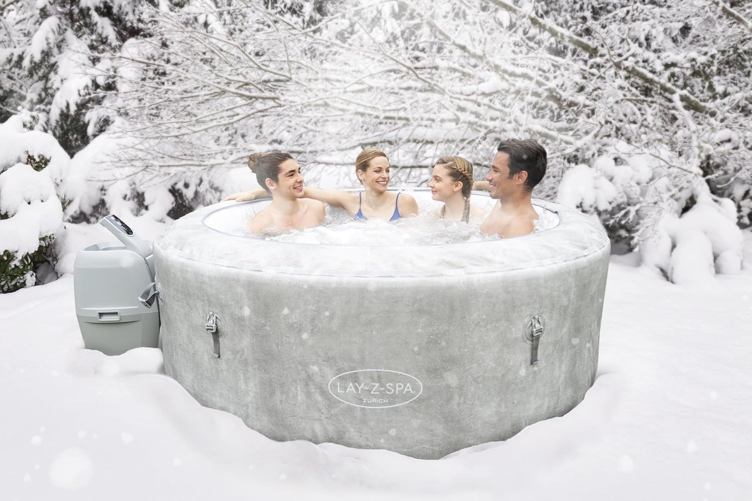 Spa gonflable rond Lay-Z-Spa® Miami Airjet2 - 4 personnes