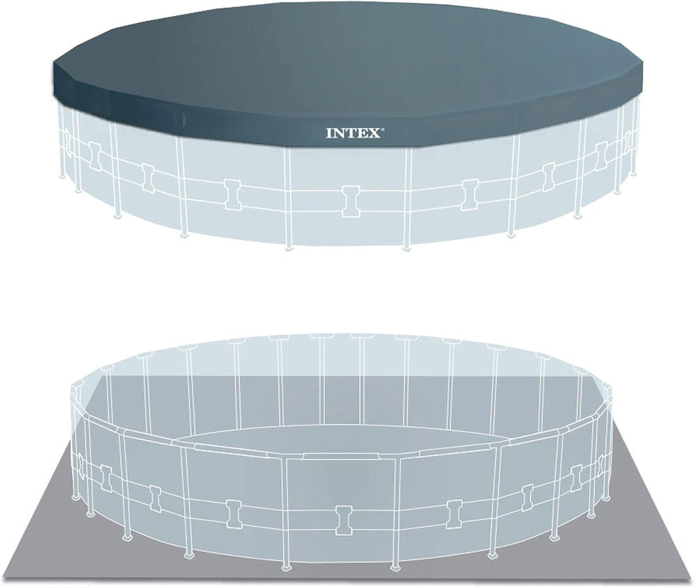 Intex piscine prism frame ronde tubulaire (ø)3,05 x (h)0,76m