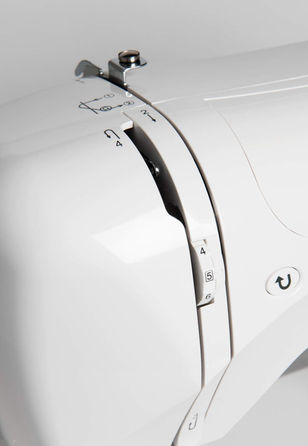 Haute Couture F527C Machine à coudre électronique Professionnelle,80 points,utilitaires,élastiques,décoratifs,Facile pour Débutants Electrique Portable,Maison
