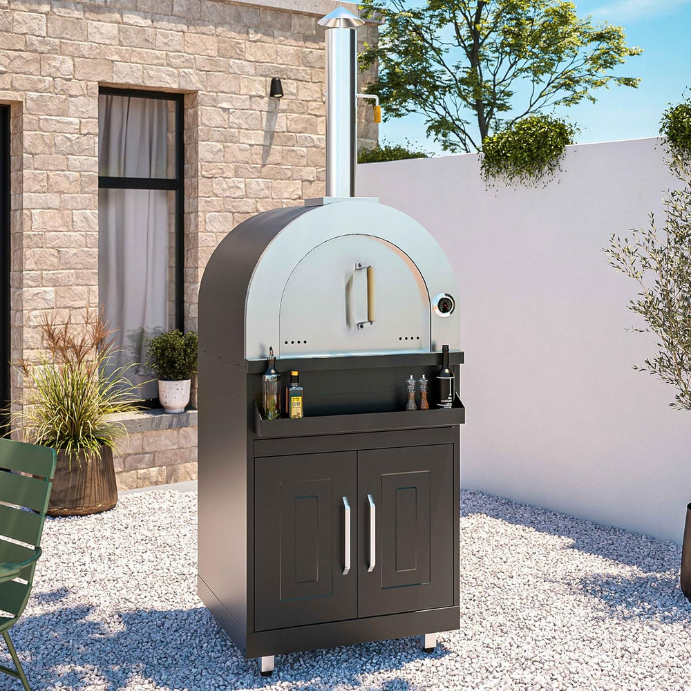 Oviala Cuisine d'extérieur 4 éléments avec Four à Pizza