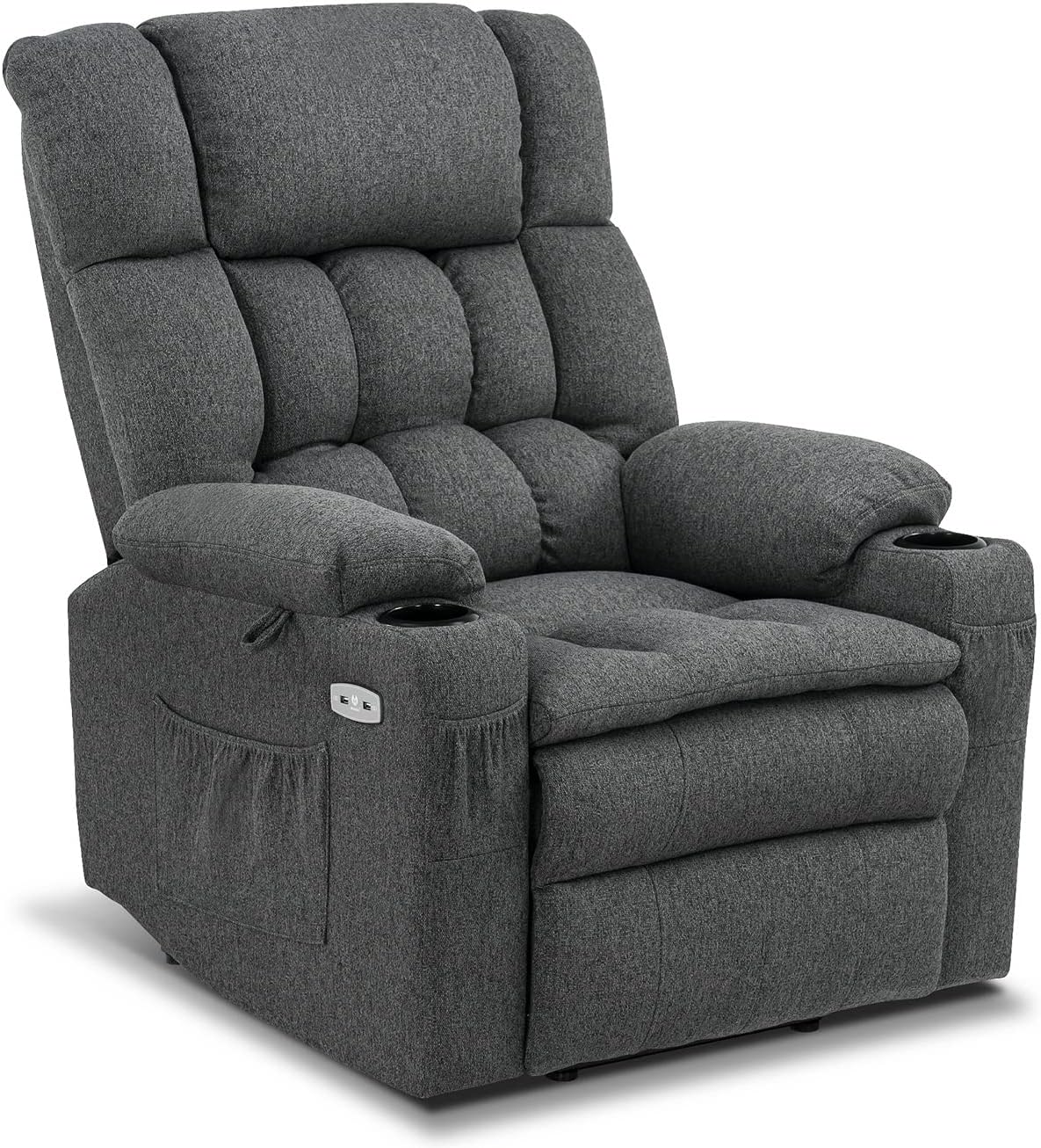 MCombo 7546 Fauteuil de Relaxation électrique avec 3 Moteurs réglables séparément