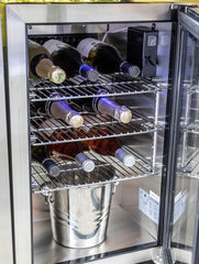Ondis24 Cuisine d'extérieur Barbecue à gaz Réfrigérateur Évier en acier inoxydable