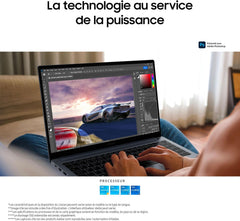 Galaxy Book4 Ordinateur Portable 15.6'' Intel Core i5 8Go RAM 256Go SSD Clavier AZERTY FR Gris Windows 11 Home