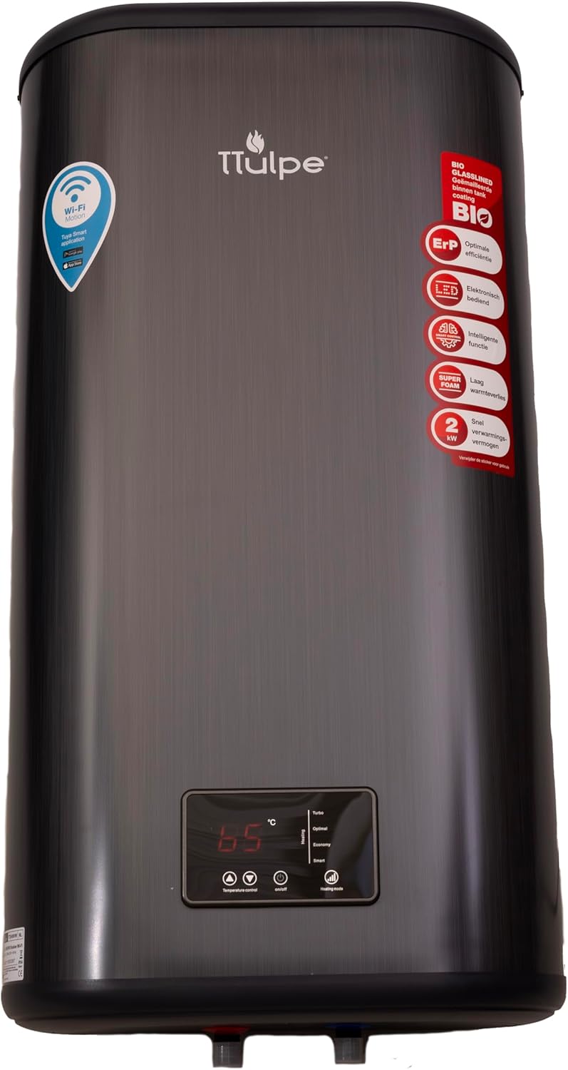 TTulpe Shadow 50-V 50 litres chauffe-eau plat vertical wifi