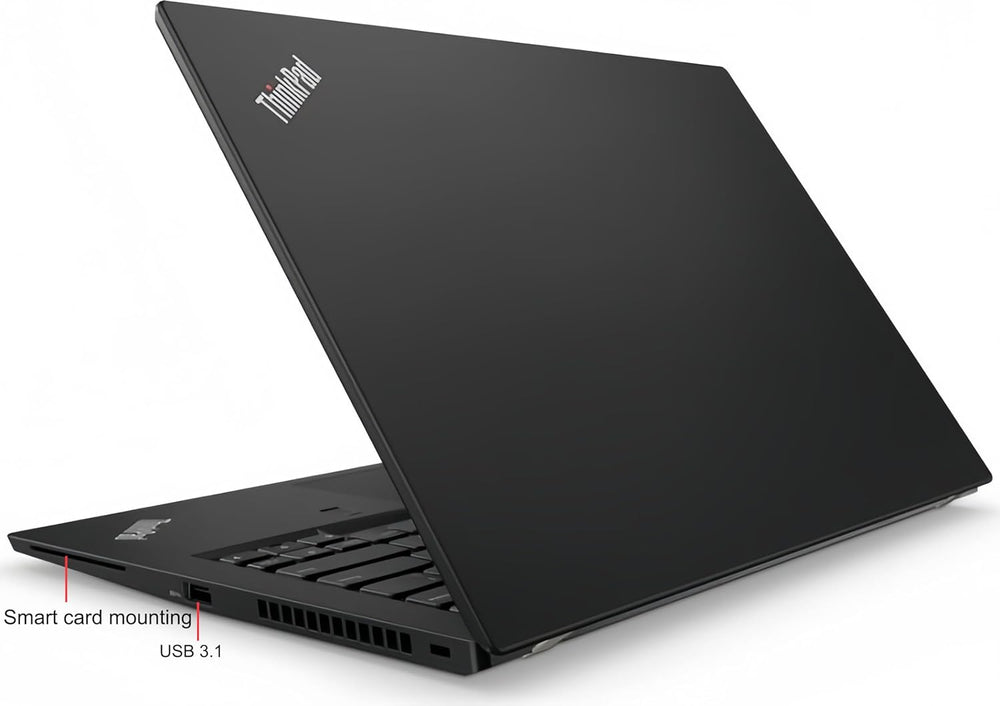 Lenovo ThinkPad T480s Ordinateur portable professionnel 14" FHD (1920 x 1080) Intel Core i7-8650U jusqu'à 4 2 GHz RAM DDR4 16 Go SSD 512 Go CAM Bluetooth Windows 11 Pro (renouvelé)
