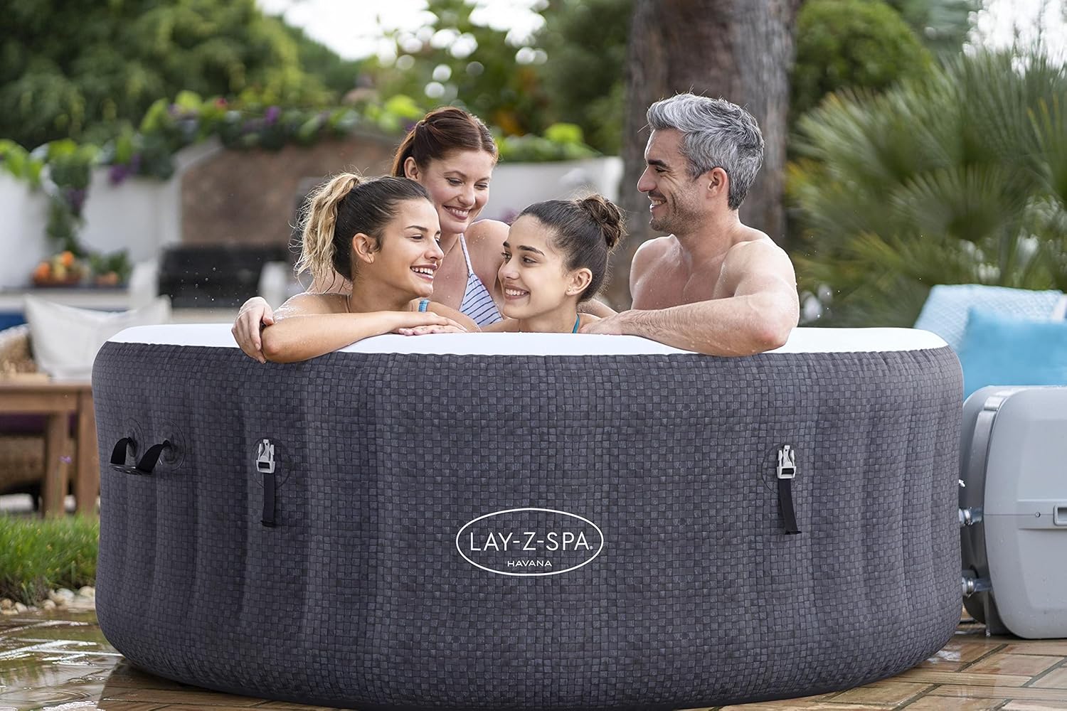 Spa gonflable rond Lay-Z-Spa® Miami Airjet2 - 4 personnes