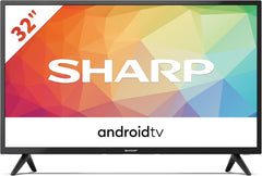 Sharp 32FG6EA - Android TV (11) Smart 32" HD - 32 Pouces - Google Assistant, Chromecast, Bluetooth, 2xHDMI, 2xUSB, Dolby Audio, Active Motion 400