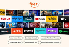 TCL 43PF650 43 Pouces 4K Ultra HD, HDR TV, Smart LED Fire TV (Dolby Vision, Dolby Atmos, DTS, HDR 10, Alexa intégré, Airplay2, Miracast)