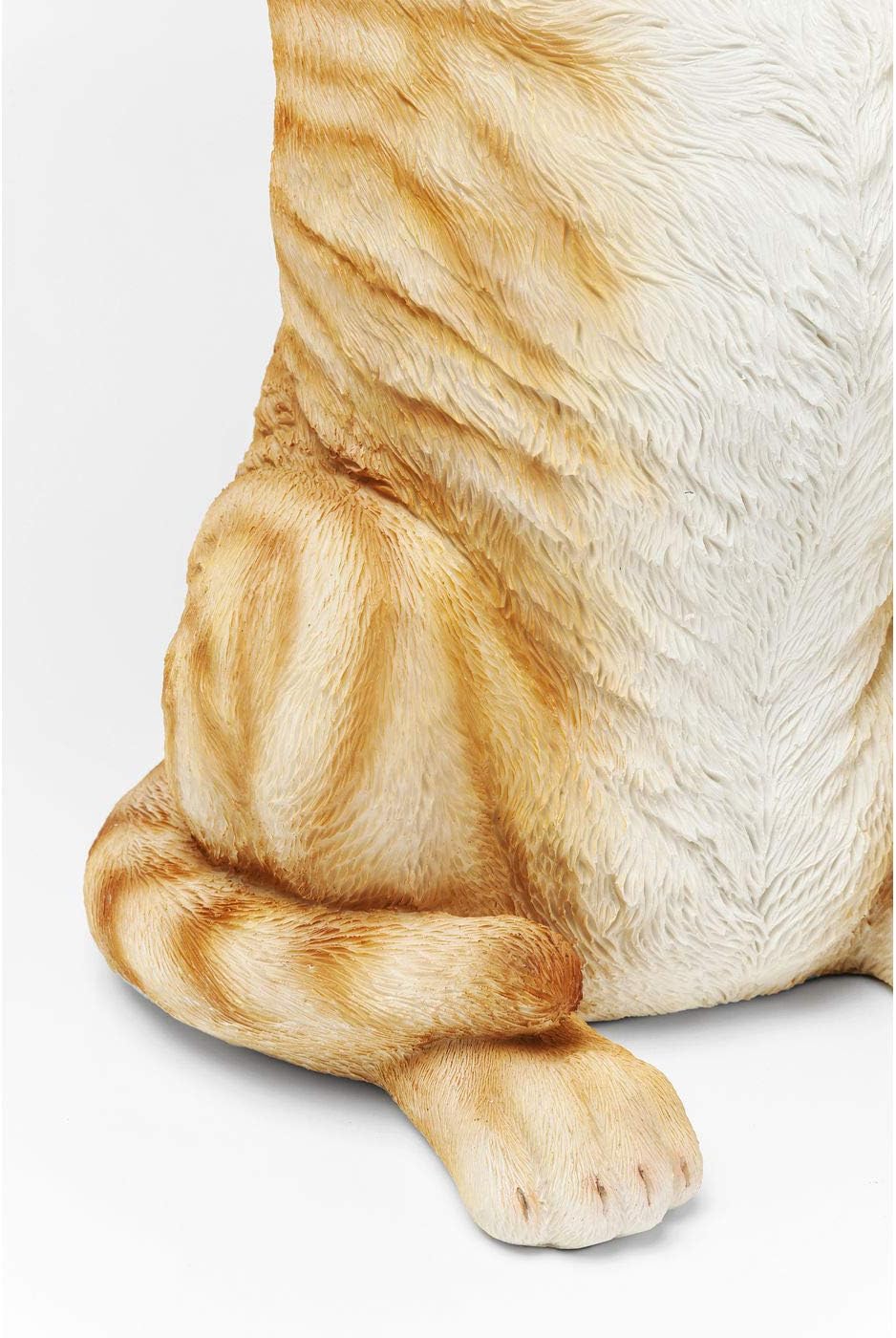 Kare Design Table d'Appoint Animal Ms. Cat, Chat, Marron/Orange, Rond, Diamètre 33 cm, Table de Salon, Meuble, Cadeau, Deco Intérieur, Décoration Chambre, Maison