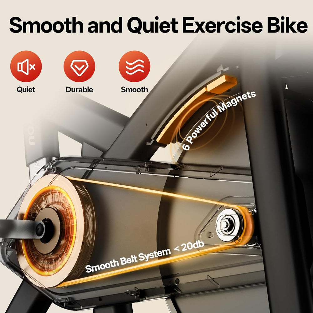 Pasyou VéLo D'Appartement Avec RéSistance MagnéTique, VéLo De Fitness, EntraîNement Cardio En Salle Velo Spinning, Stationnaires à La Maison Avec Moniteur, Support De Tablette