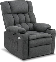 MCombo 7546 Fauteuil de Relaxation électrique avec 3 Moteurs réglables séparément