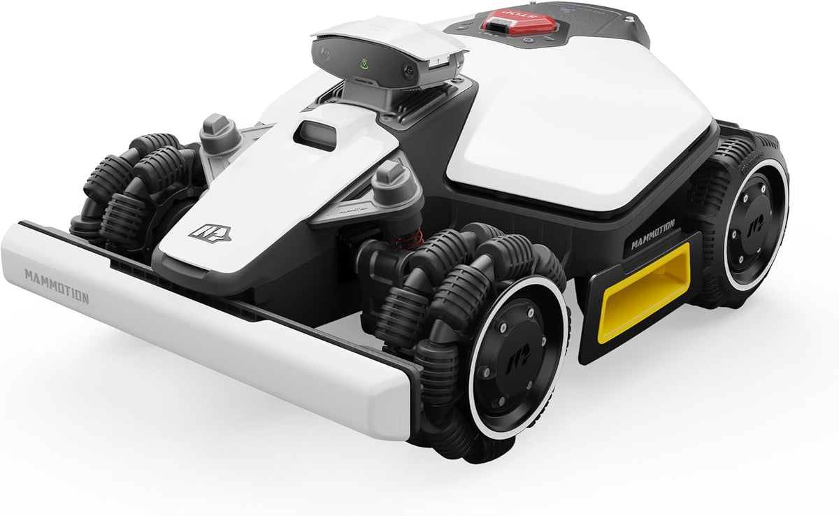 MAMMOTION LUBA Mini AWD 1500 Robot Tondeuse sans Fil Périphérique, NetRTK+Vision, Aucune Antenne RTK Requise, Recommandé 1500m², Max. 1800m², Pentes à 80%, avec Module 4G