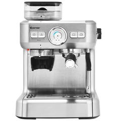 Machine à Café Automatique avec Broyeur à Grains 1350W 30 Niveaux de Poudre de Café Réglables Température Réglable -