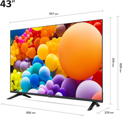 LG TV LED 2024 | 43UT73 | 43 Pouces | UHD | Processeur α5 gen 7 AI 4K Noir