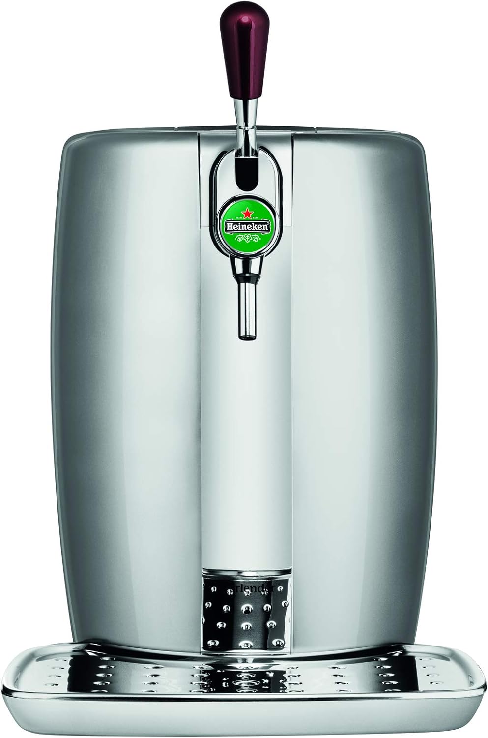 Krups BeerTender Silver et chrome Machine à bière Pression pour la maison Tireuse à bière Pompe à bière Coffret 2 verres YY2931FD
