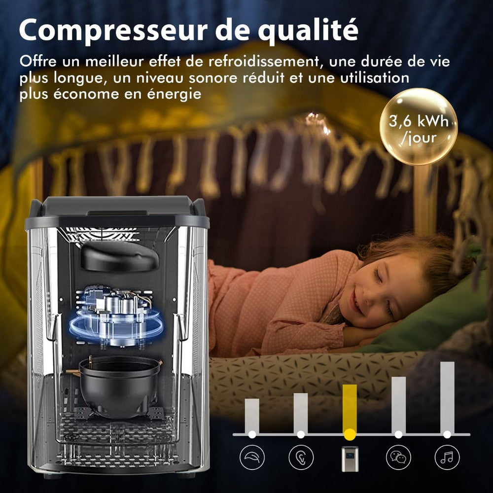 Machine  Glaons 24kg en 24h Panneau de Contr么le Tactile LED -