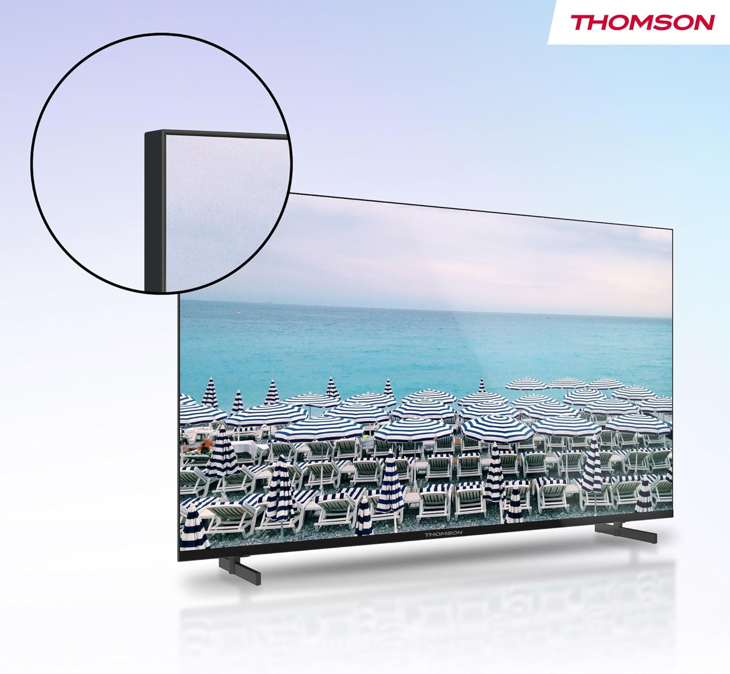 THOMSON 24 Pouces (60 cm) LED HD Easy TV - Non Smart - Hotel Mode USB HDMI Triple-Tuner (Câble/Satellite/Antenne) AV in CI+ A+ Panneau - 24HD2S13