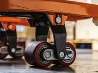 Transpallet manuale 3069 a ruota doppia con battistrada in PU,portata 2,5 t -