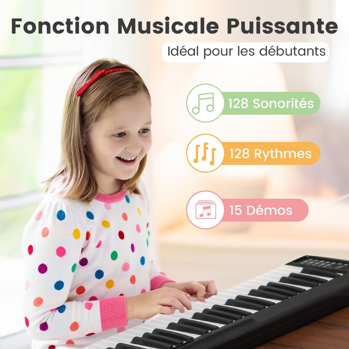 Piano Numrique Pliable  88 Touches avec Fonction Bluetooth MIDI Clavier lectronique Portable avec Pdale de Sustain Sac de Transport -