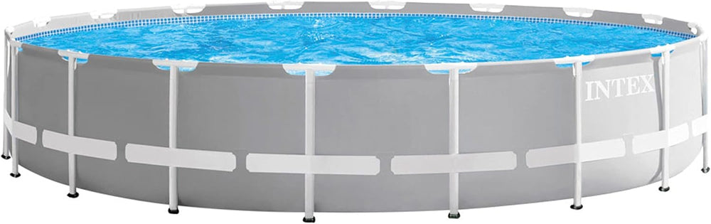Intex piscine prism frame ronde tubulaire (ø)3,05 x (h)0,76m