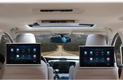 Lecteur vidéo HD 13,3 pouces (1080p) pour appuie-tête de voiture,Android 9.0,avec support de montage,écran tactile IPS 2 Go + 32 Go
