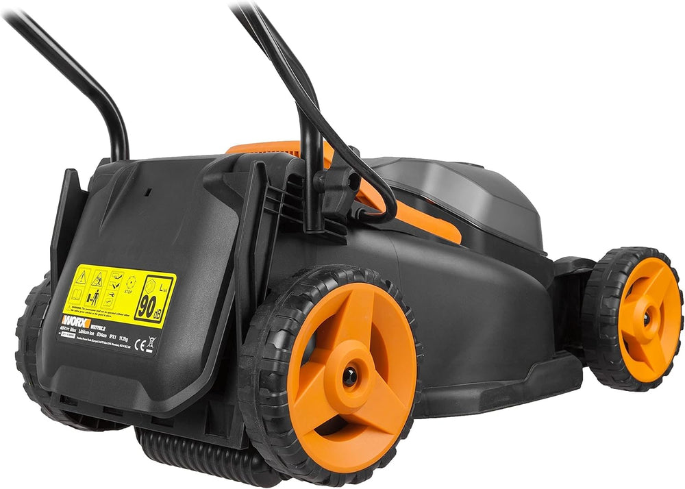 Pack Pro+ Tondeuse à Gazon 40V 460m² + Coupe-Bordures 20V + 2 Batteries 4Ah et 1 Batterie 2Ah + Chargeur Double et Chargeur Simple (Idéal pour l'Entretien du Jardin)